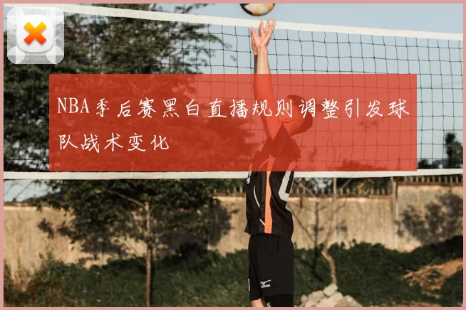NBA季后赛黑白直播规则调整引发球队战术变化